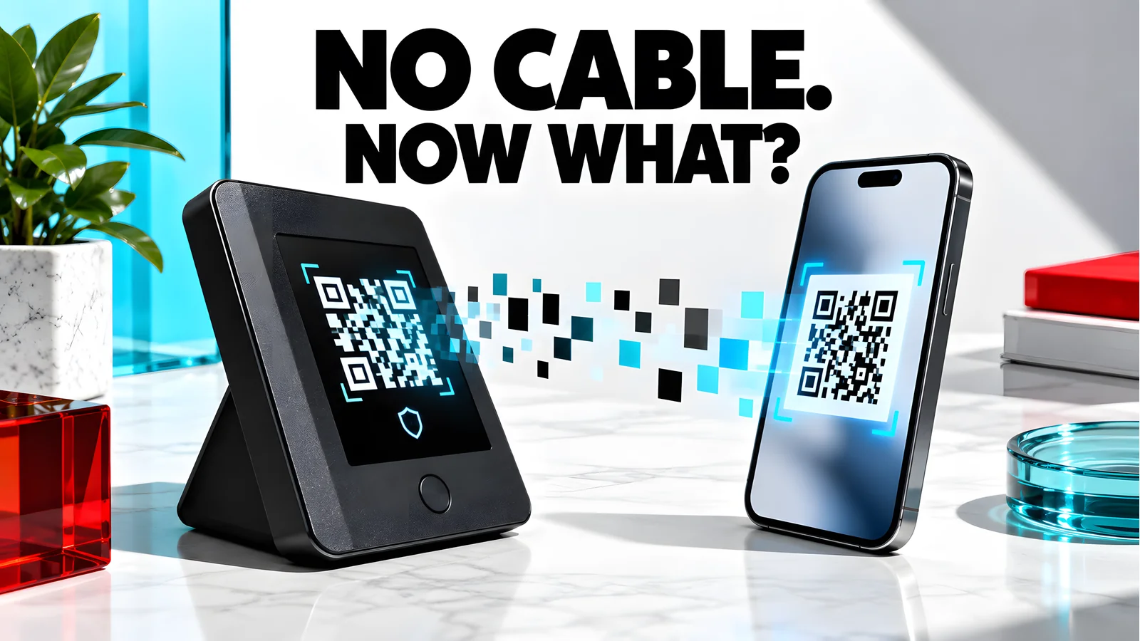 Air-Gapped Hardware Wallet: conceptual hardware-wallet cover illustration
